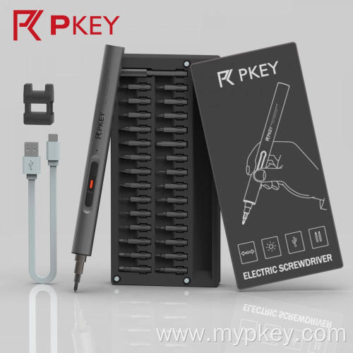 PKEY 3-Gear Torque Electric Screwdriver Power Tool Kit